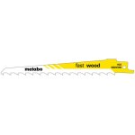 Metabo - lot de 5 lames de scie sabre 628241000 - hcs - 150x1, 25mm Metabo - lot de 5 lames de scie sabre 628241000 - hcs - 150x1, 25mm