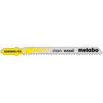 Metabo - 5 lames de scie sauteuse bois s�rie professionnelle 74 / 2, 5 mm hcs 25 pi�ces