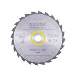 Metabo - lame de scie circulaire hw / ct 254 x 30 x 2, 4 / 1, 6, nombre de dents 24, aff�tage en biseau ...