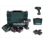 Metabo - boulonneuse � chocs 18 v ssw 18 ltx 400 bl - 2 x 5, 2 ah li - power, asc 55, coffret x
