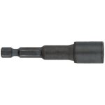 Embout pour douille (1 / 4' - queue � six pans), largeur de cl� 10 mm, magn�tique, longueur 65 mm antichoc ...