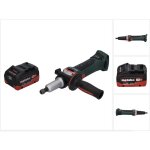 Metabo - ga 18 ltx g meuleuse droite sans fil 18 v 6 mm + 1x batterie 8, 0 ah - sans chargeur