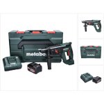 Metabo - kh 18 ltx 24 marteau combiné sans fil 18 v 2, 1 j sds plus + 1x batterie 4, 0 ah + chargeur ... Metabo - kh 18 ltx 24 marteau combiné sans fil 18 v 2, 1 j sds plus + 1x batterie 4, 0 ah + chargeur ...