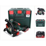Metabo ks 18 ltx 57 scie circulaire  main sans fil 165 mm 18v + 1x batterie 5, 5 ah + coffret metabox ...