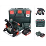 Metabo - ks 18 ltx 57 scie circulaire  main sans fil 165 mm 18v + 1x batterie 8 ah + chargeur + coffret ...