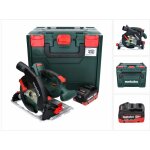 Metabo ks 18 ltx 57 scie circulaire  main sans fil 165 mm 18v + 1x batterie 8 ah + coffret metabox - ...