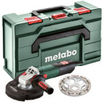 Metabo - meuleuse de r�novation rsev 17 - 125 - coffret x + capot d'aspiration meule boisseau diamant�e ...