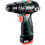 Metabo - outillage - perceuse � percussion sans fil 12v, 2 batteries 2, 0 ah li - power, chargeur 601784500 ...