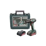 Metabo - outillage - perceuse  percussion sans fil 18v, 3 batteries 2. 0 ah li - power, chargeur 602317540 ...