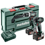 Metabo pack perceuse visseuse + visseuse à chocs 18v 2x4ah - 685183000 Metabo pack perceuse visseuse + visseuse à chocs 18v 2x4ah - 685183000