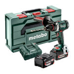 Metabo - perceuse 18v li - power (2x5, 2 ah) bs 18 ltx impuls dans x 602191650