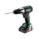 Metabo - perceuse  percussion sb 18v - lt 2 x 2, 0 ah li - power, asc 55, coffret - 602103510