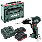 Metabo ? perceuse visseuse sans fil 18v avec 2 batteries 4, 0ah ? moteur puissant 34nm pour bois et m�tal ...