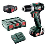 Metabo - perceuse - visseuse sans fil powermaxx bs 12 bl, 12v 2x 2, 0 et chargeur dans x 118