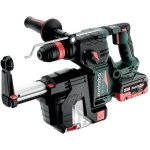 Metabo - perforateur burineur kh 18 ltx avec extracteur de poussi�re bl 24 q set isa avec 2 batteries18v ...