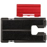 Plaque anti - rayures feutre en plastique pour scie sauteuse, avec adaptateur pour rail de guidage metabo ...