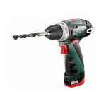 Metabo - perceuse visseuse powermaxx bs basic 12v avec 2 batteries 2. 0 ah + chargeur + coffret - 600984500 ...