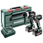 Metabo - sbltbl + ssdlt200bl - akku - schlagbohrschrauber, akku - schlagschrauber incl. batterie rechargeable, ...