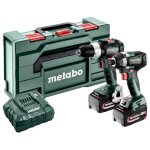 Metabo - sbltbl + ssdlt200bl - akku - schlagbohrschrauber, akku - schlagschrauber incl. batterie rechargeable, ...