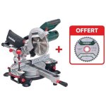 Scie a onglet radiale 1700w kgsv 216m + lame bois offerte metabo