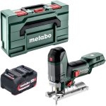 Metabo - st 18 lt 130 bl scie sauteuse sans fil 18 v 130 mm brushless + 1x batterie 4, 0 ah + x - sans ...