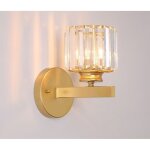 M�tal led applique postmoderne exquis cristal applique � la maison d�coration applique salon tv applique ...