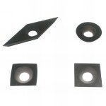 4 plaquettes carbure pour gouge dms - hm4