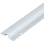 Metalideal rail de portail � visser gorge ronde 16 mm en inox - longueur 3 m�tres