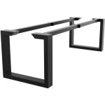 Metalopro - eta epox extreme structure de table ? pieds rectangulaires en acier, rev�tement par poudre, ...