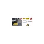 Ralentisseur speed70, 400x250x70mm, jaune / noir set mtallurgie 758136896