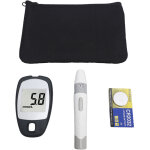 M�tre de glyc�mie � domicile avec grand �cran hd pour surveillance du diab�te