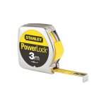 M�tre ruban avec bo�ter m�tallique - largeur ruban : 12, 7 mm - longueur : 3 m - stanley