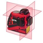 Metrica - niveau laser 3d automatique - rouge - port�e 50 m avec r�cepteur, pr�cision 2 mm / 10 m - high ...