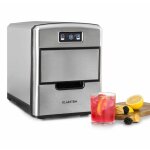 Klarstein - metropolitan machine  glaons 12 kg / 24 h cran numrique - argent