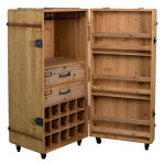 Meuble bar  vin vintage - naturel - lico