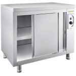 Meuble bas inox chauffant 1200x700 mm premium - goldinox