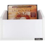 Meuble blanc pour 120 vinyles enova hifi