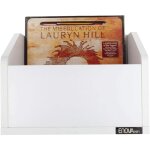 Meuble blanc pour 120 vinyles enova hifi