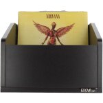 Meuble noir pour 120 vinyles enova hifi