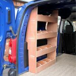 Meuble de rangement en contreplaqu� pour peugeot partner ii swb, �tag�res de rangement pour fourgon et ...