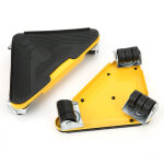 Meuble a roulette, kit de deplace meuble lourd sans effort, patins rotatifs � 360 degr�s, lot de 4 patins ...