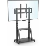 Unho - meuble tv sur pied pour Écrans de 32 - 100 pouces - support tv roulette hauteur réglable - pied ... Unho - meuble tv sur pied pour Écrans de 32 - 100 pouces - support tv roulette hauteur réglable - pied ...