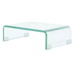 Meuble tv verre transparent martial 40cm
