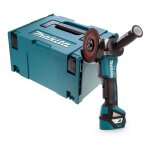 Meuleuse �125 mm 18v brushless makita dga517zj variateur et bouton homme mort avec makpak