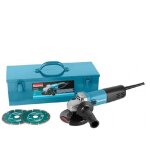 Meuleuse d'angle makita 115 / 125 mm + 2 disques 9557hnrgk3
