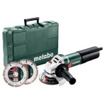 Metabo meuleuse dangle wq 1100 - 125 set