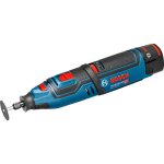 Meuleuse droite bosch gro 12v - 35 - 2 batteries 12v 2. 0ah, chargeur, coffret - 06019c5001