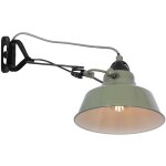 Mexlite - applique murale applique chambre luminaire m�tal vert interrupteur � bascule h 14 cm