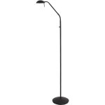 Lampadaire lampe de lecture lumi�re de salon led variateur lampadaire noir r�glable