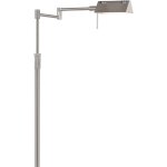 Sienna karl lampadaire intégré led acier brossé, verre mat Sienna karl lampadaire intégré led acier brossé, verre mat